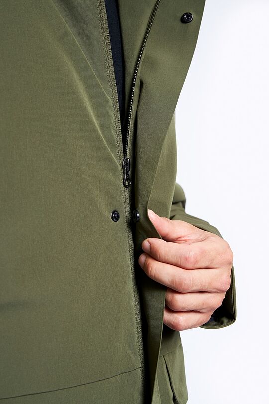 Long water repellent 3M THINSULATE jacket 7 | GREEN/ KHAKI / LIME GREEN | Audimas