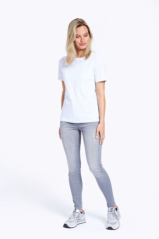 Skinny fit stretch denim pants 1 | GREY/MELANGE | Audimas