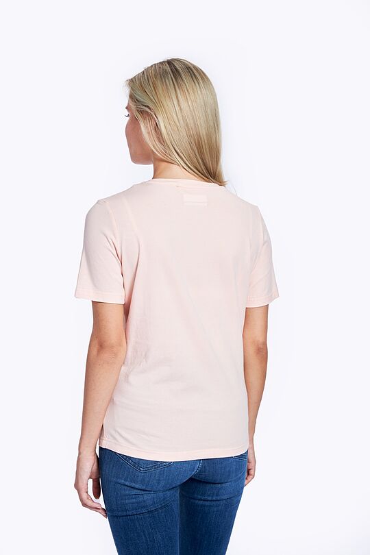 Stretch cotton t-shirt 2 | PINK | Audimas