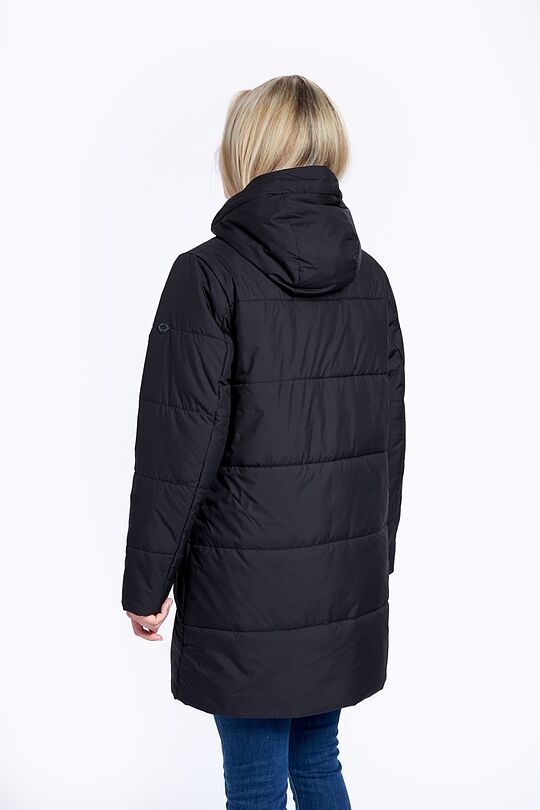 Coat with THERMORE thermal insulation 2 | BLACK | Audimas