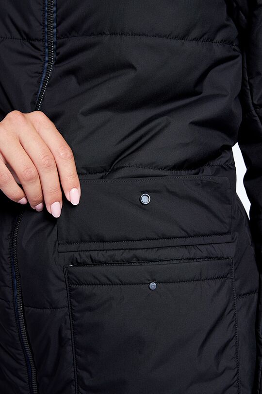 Coat with THERMORE thermal insulation 13 | BLACK | Audimas