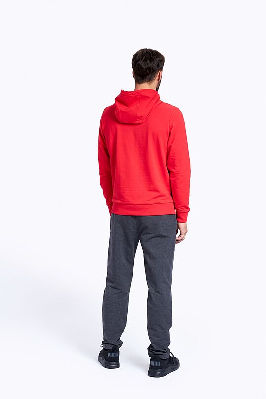 Stretch cotton hoodie 2 | RED | Audimas