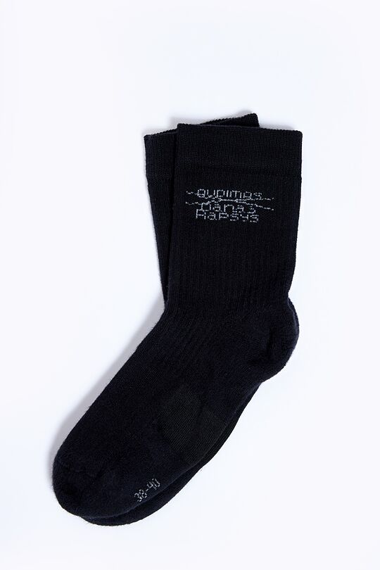 Long cotton socks 3 | BLACK | Audimas
