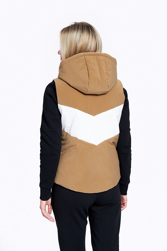 Vest with Thinsulate thermal insulation 2 | BROWN/BORDEAUX | Audimas