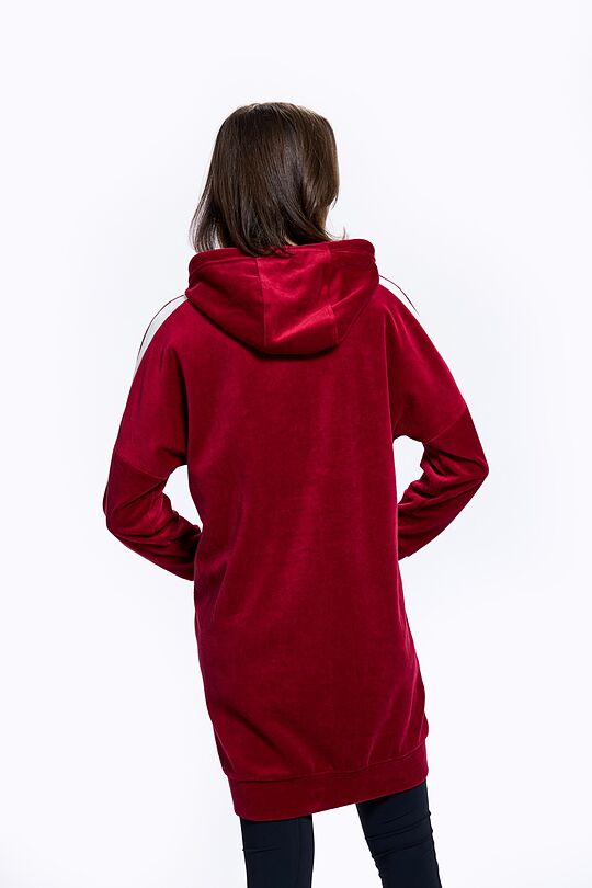Cotton velour dress 2 | BURGUND | Audimas
