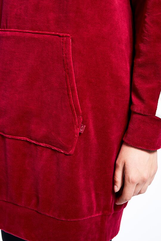 Cotton velour dress 5 | BURGUND | Audimas