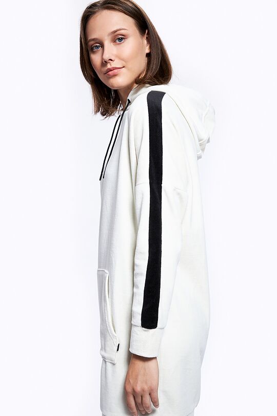 Cotton velour dress 6 | WHITE | Audimas