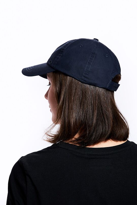 Cotton poplin peaked cap 5 | BLUE | Audimas