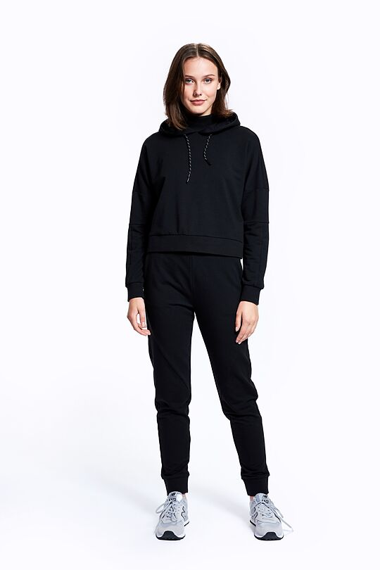 Soft touch modal hoodie 8 | BLACK | Audimas