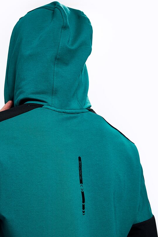 Soft touch modal hoodie 4 | GREEN/ KHAKI / LIME GREEN | Audimas