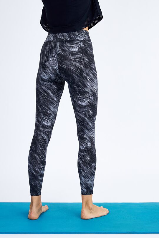 Printed functional leggings 2 | Black/grey | Audimas