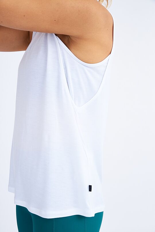 Soft touch modal tank top 3 | WHITE | Audimas