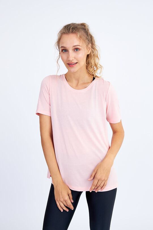 Soft touch modal t-shirt 3 | PINK | Audimas