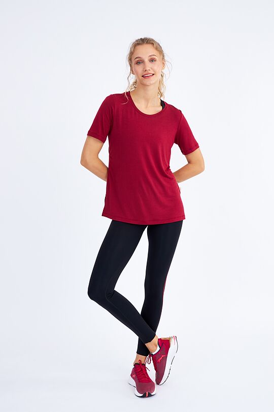 Soft touch modal t-shirt 3 | BURGUND | Audimas
