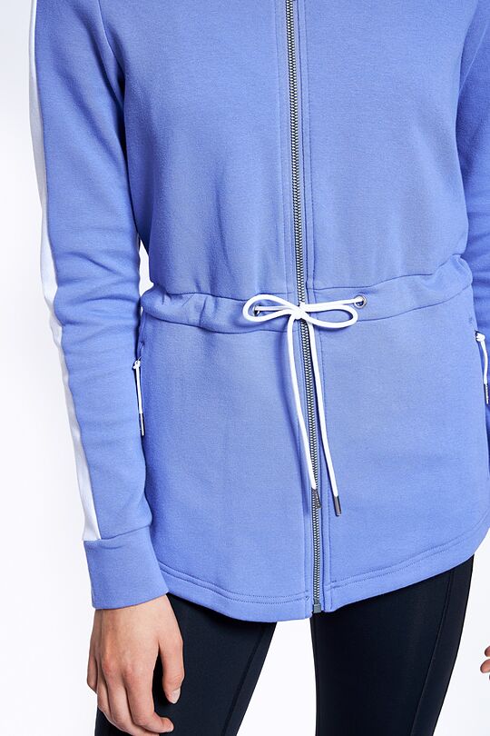 Soft modal zip-through hoodie 4 | PURPLE | Audimas