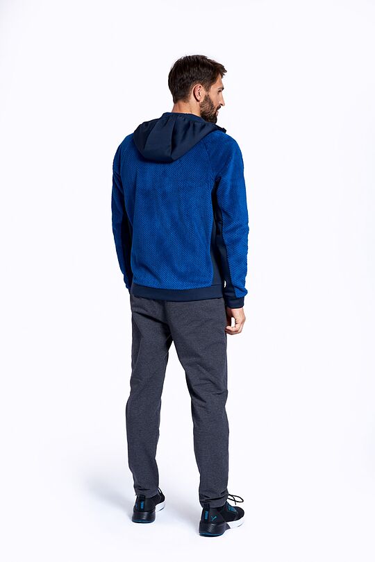 Warm fleece zip-through hoodie 7 | BLUE | Audimas