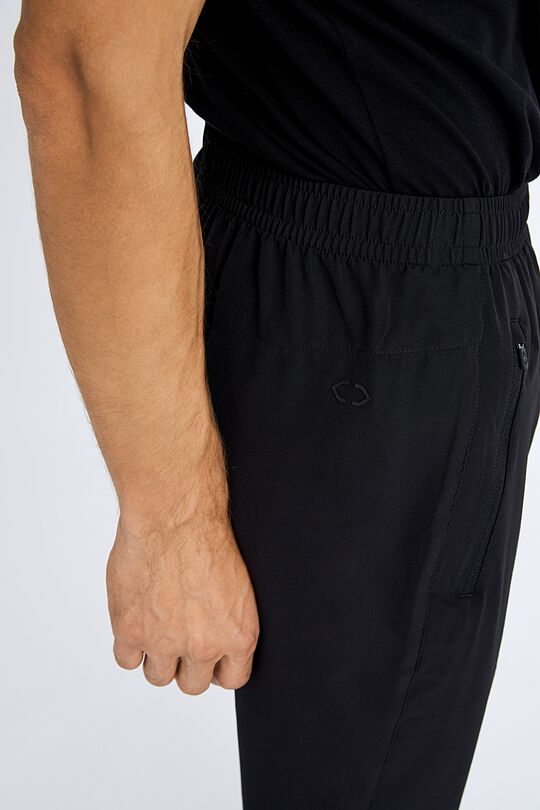 Lightweight stretch fabric pants 5 | BLACK | Audimas