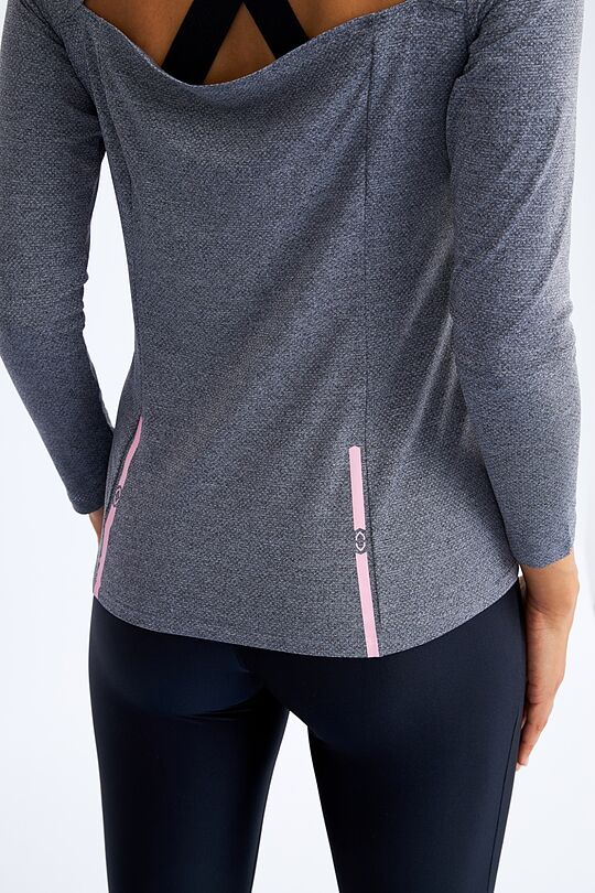 Functional long sleeve t-shirt 3 | GREY/MELANGE | Audimas