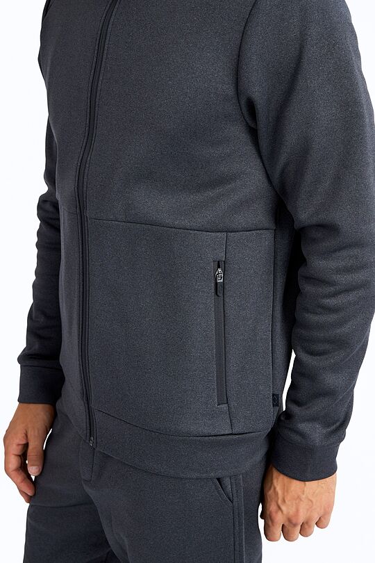 Fleece zip - trought jacket 3 | GREY/MELANGE | Audimas