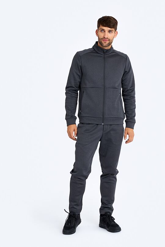 Fleece zip - trought jacket 4 | GREY/MELANGE | Audimas
