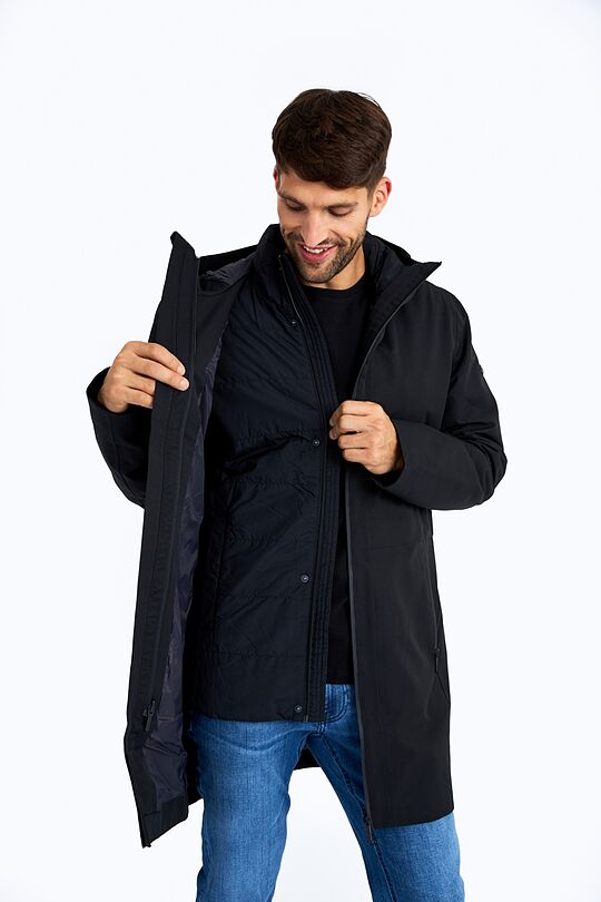 Waterproof 3 in 1 coat 5 | BLACK | Audimas