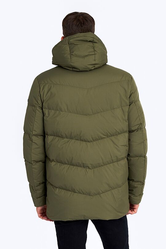 Puffer down jacket 2 | GREEN/ KHAKI / LIME GREEN | Audimas