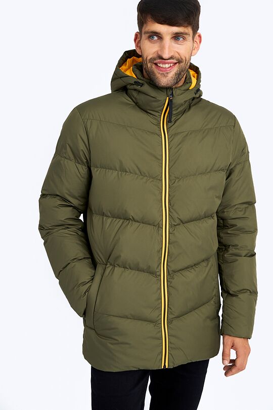 Puffer down jacket 3 | GREEN/ KHAKI / LIME GREEN | Audimas