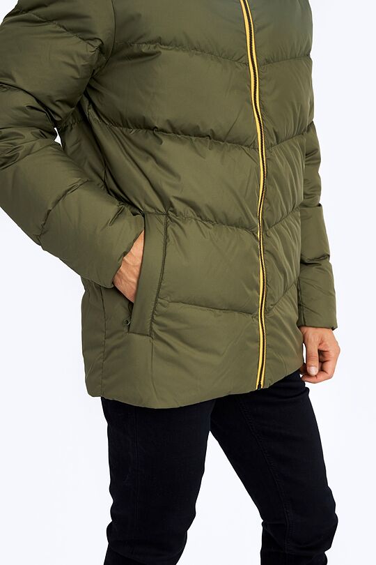 Puffer down jacket 5 | GREEN/ KHAKI / LIME GREEN | Audimas