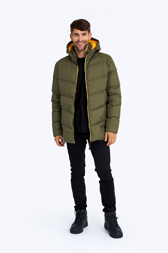 Puffer down jacket 8 | GREEN/ KHAKI / LIME GREEN | Audimas