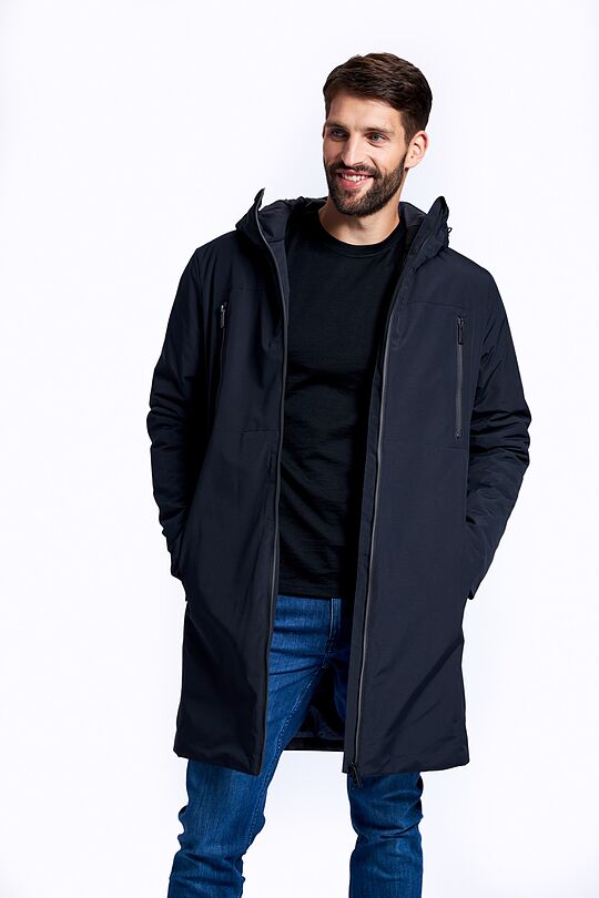 Long rain protective 3M THINSULATE insulated parka 6 | BLACK | Audimas