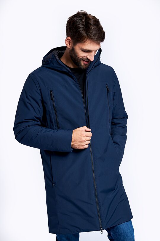 Long rain protective 3M THINSULATE insulated parka 5 | BLUE | Audimas