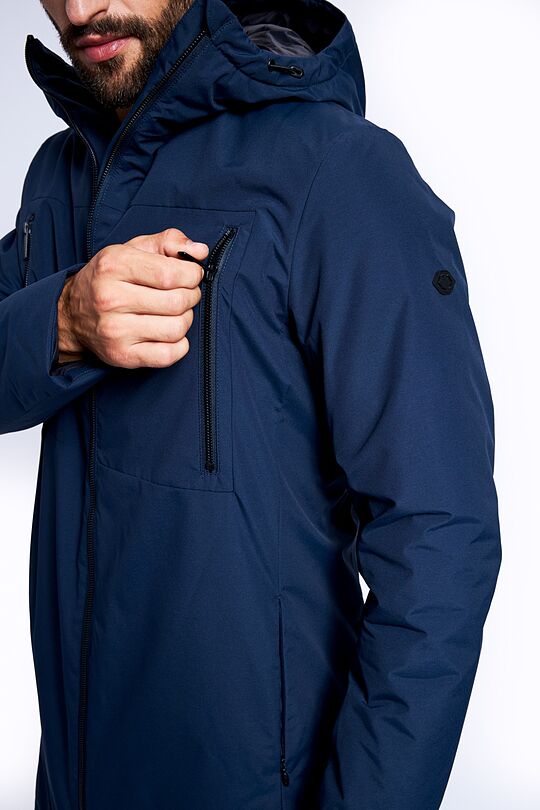 Long rain protective 3M THINSULATE insulated parka 6 | BLUE | Audimas