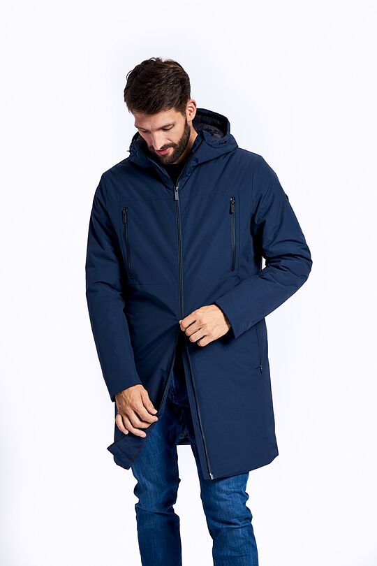 Long rain protective 3M THINSULATE insulated parka 8 | BLUE | Audimas