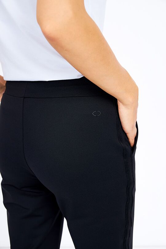 Stretch  sweatpants with cotton inside 4 | BLACK | Audimas