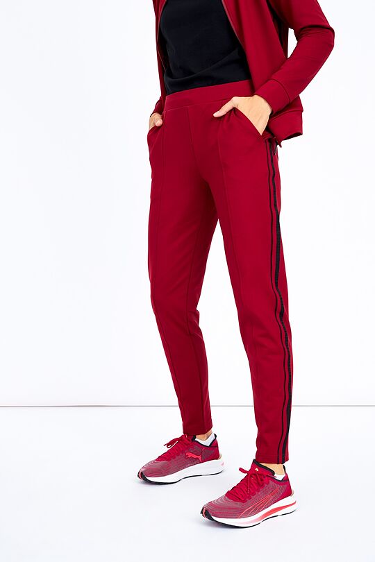 Stretch  sweatpants with cotton inside 2 | BURGUND | Audimas