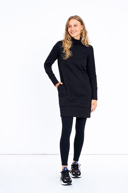 Soft inner surface cotton dress 1 | BLACK | Audimas