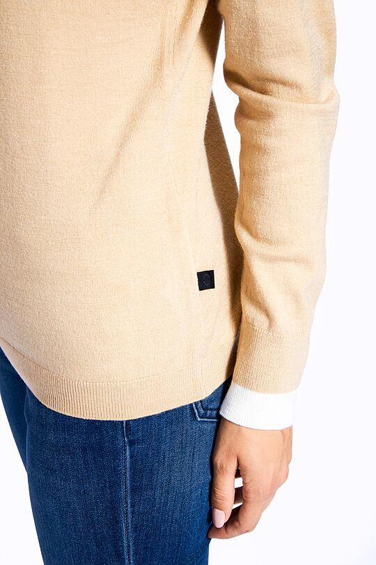 Merino wool blend sweater 5 | BROWN | Audimas