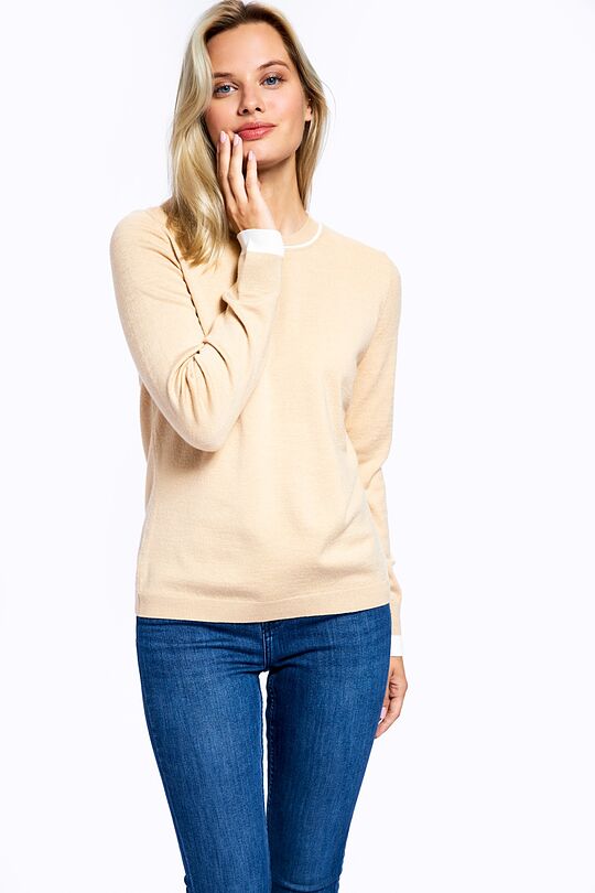 Merino wool blend sweater 6 | BROWN | Audimas