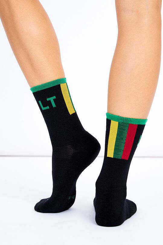 Sports socks VARDAN TOS 1 | BLACK | Audimas