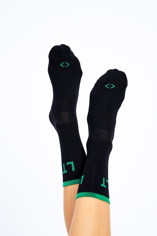 Sports socks VARDAN TOS 2 | BLACK | Audimas