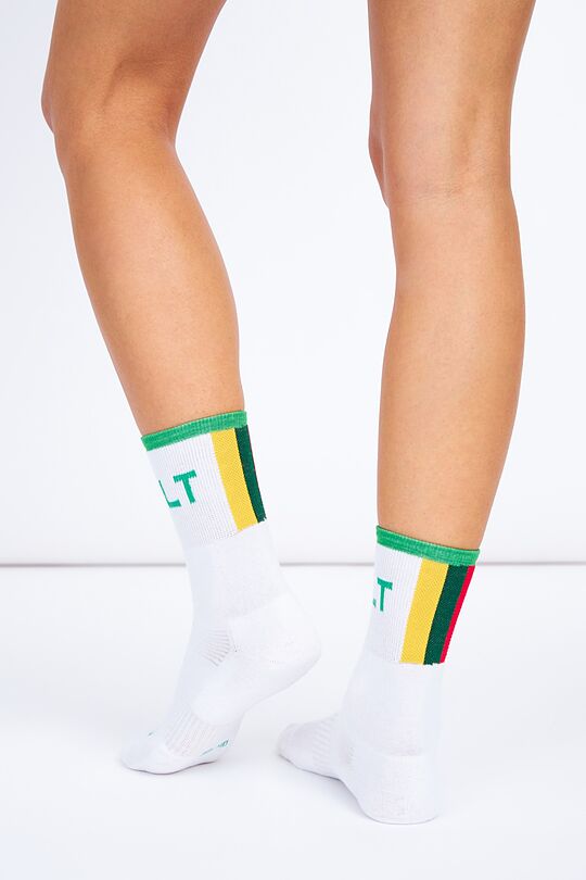 Sports socks VARDAN TOS 1 | WHITE | Audimas