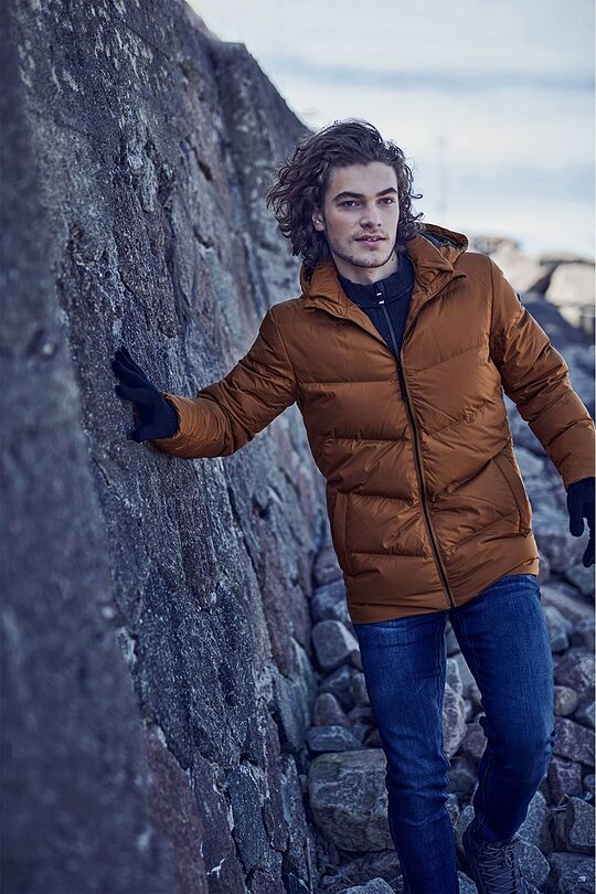 Puffer down jacket 10 | BROWN | Audimas