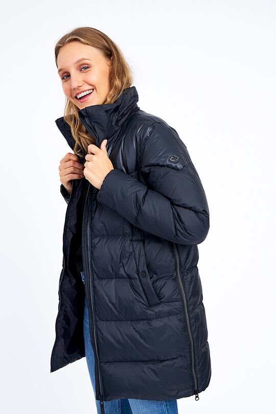 Long puffer down jacket 9 | BLACK | Audimas