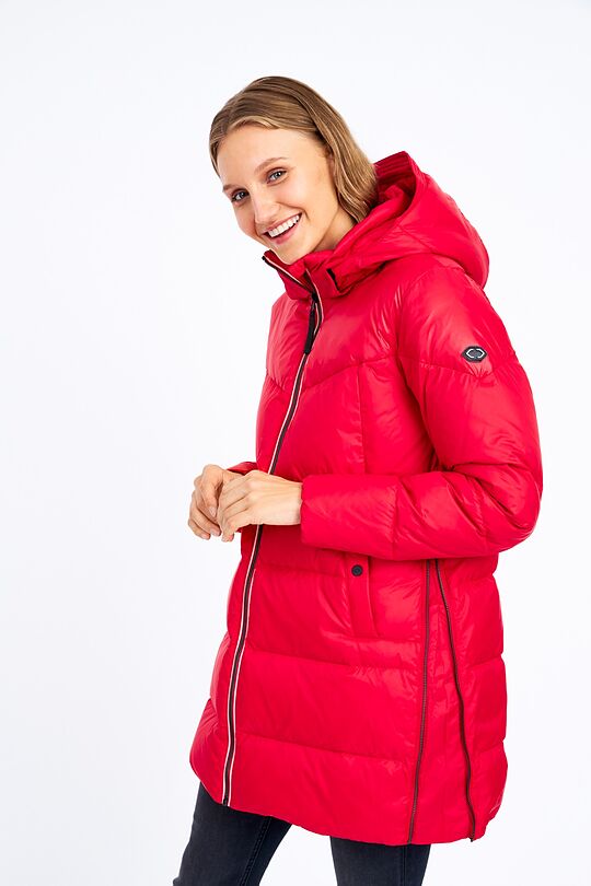 Long puffer down jacket 2 | RED | Audimas