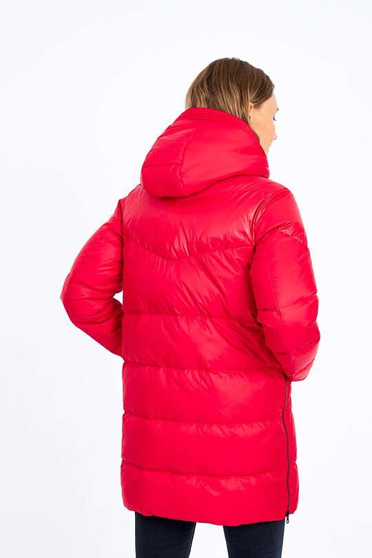 Long puffer down jacket 3 | RED | Audimas