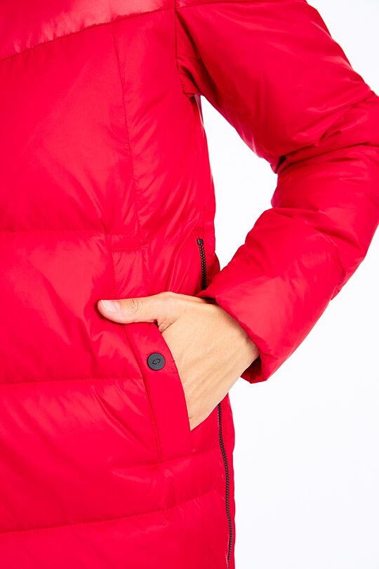 Long puffer down jacket 6 | RED/PINK | Audimas