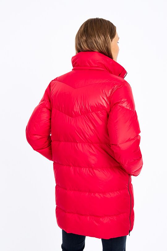 Long puffer down jacket 8 | RED | Audimas