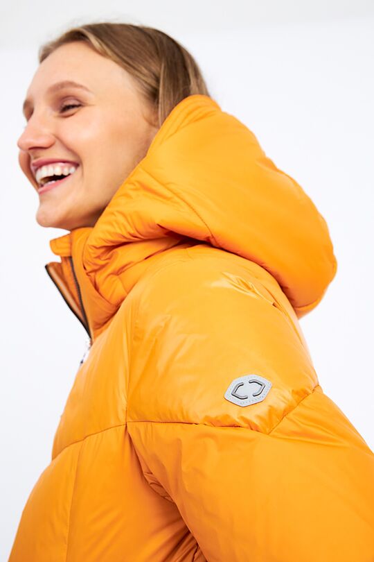 Long puffer down jacket 5 | YELLOW/ORANGE | Audimas