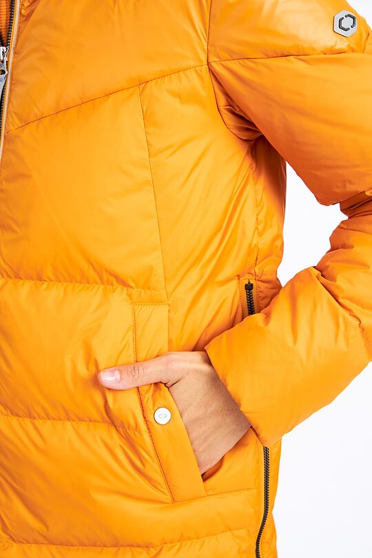 Long puffer down jacket 6 | YELLOW/ORANGE | Audimas