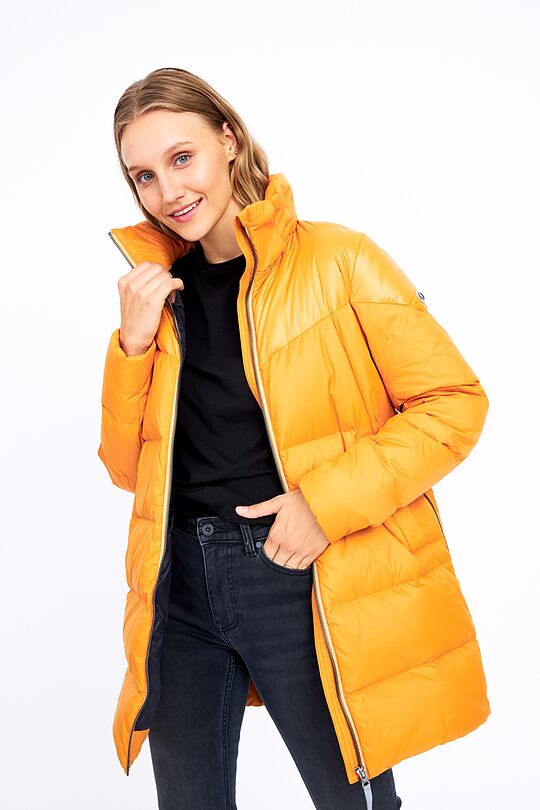 Long puffer down jacket 7 | YELLOW/ORANGE | Audimas